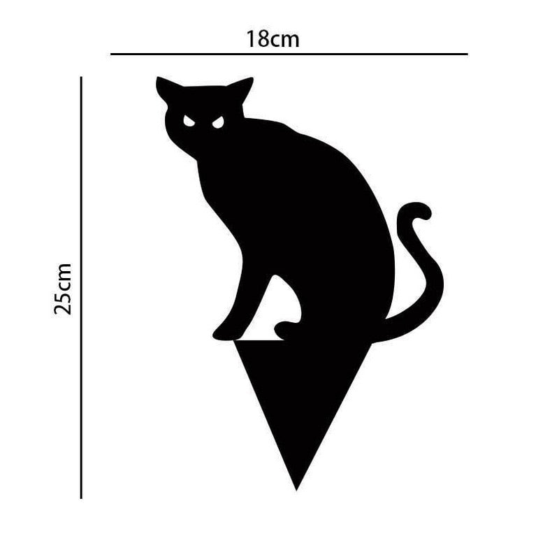 3Pcs Black Cat Garden Ornaments - Image 4