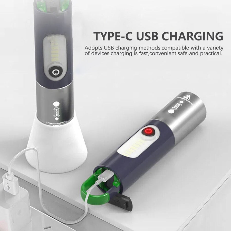 Zoom Ultra-Bright Pocket Led Outdoor Flashlight - Image 6