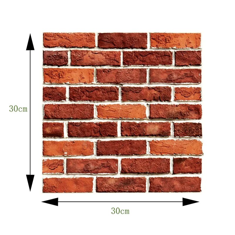 3D Wall Brick Pattern Decal - Image 12