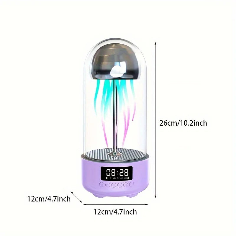 Jellyfish Portable Powerful Colorful Speaker Night Lamp - Image 1