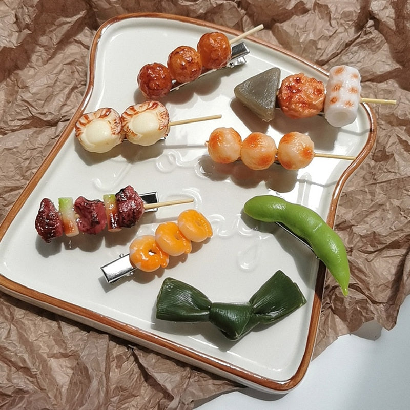 Silicone Food Hair Clips - Image 4
