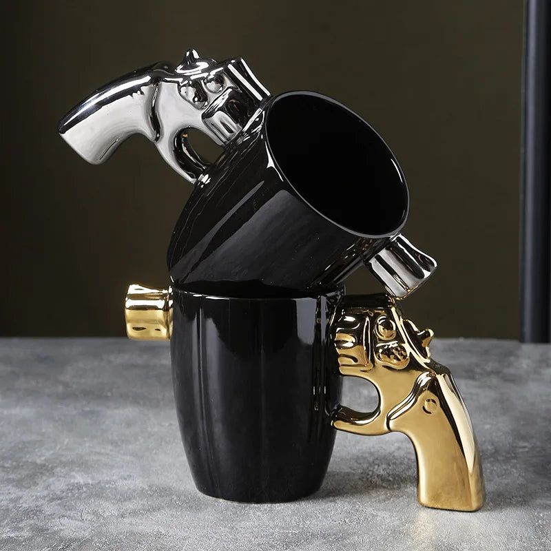 Revolver Grip Coffee Mug - Image 1