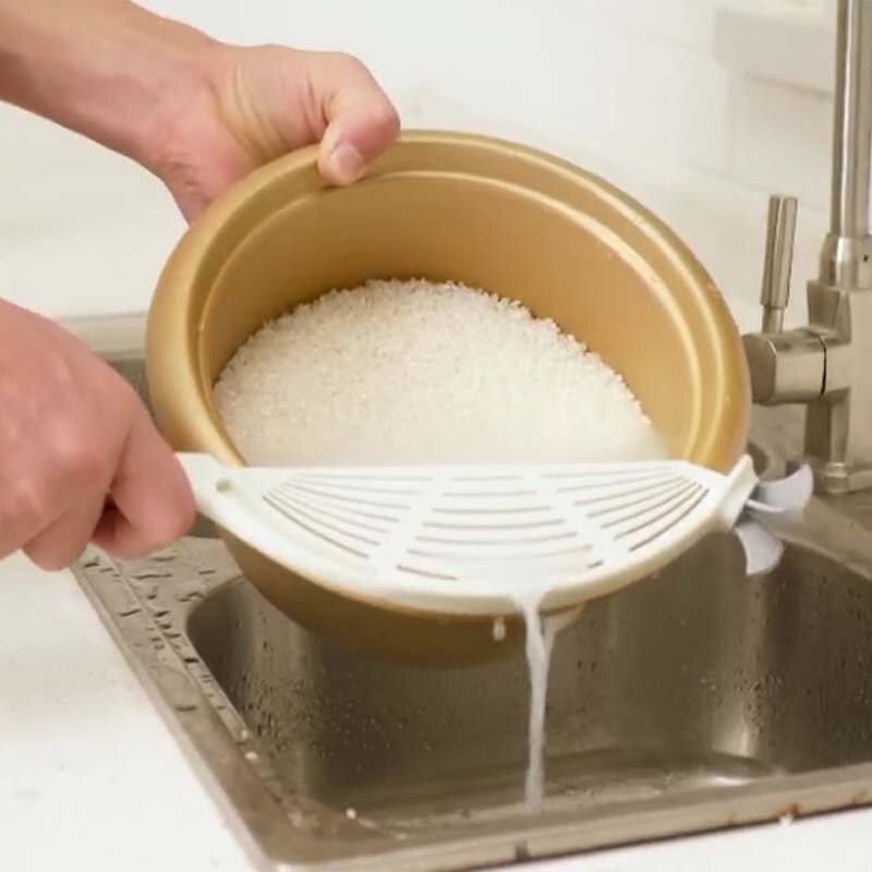 Rice Washing Multifunctional Drainer Spoon - Image 2