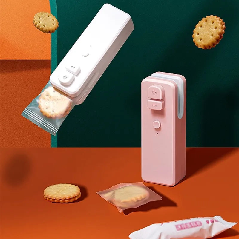Magnetic USB Charging Snack Bag Sealer - Image 1