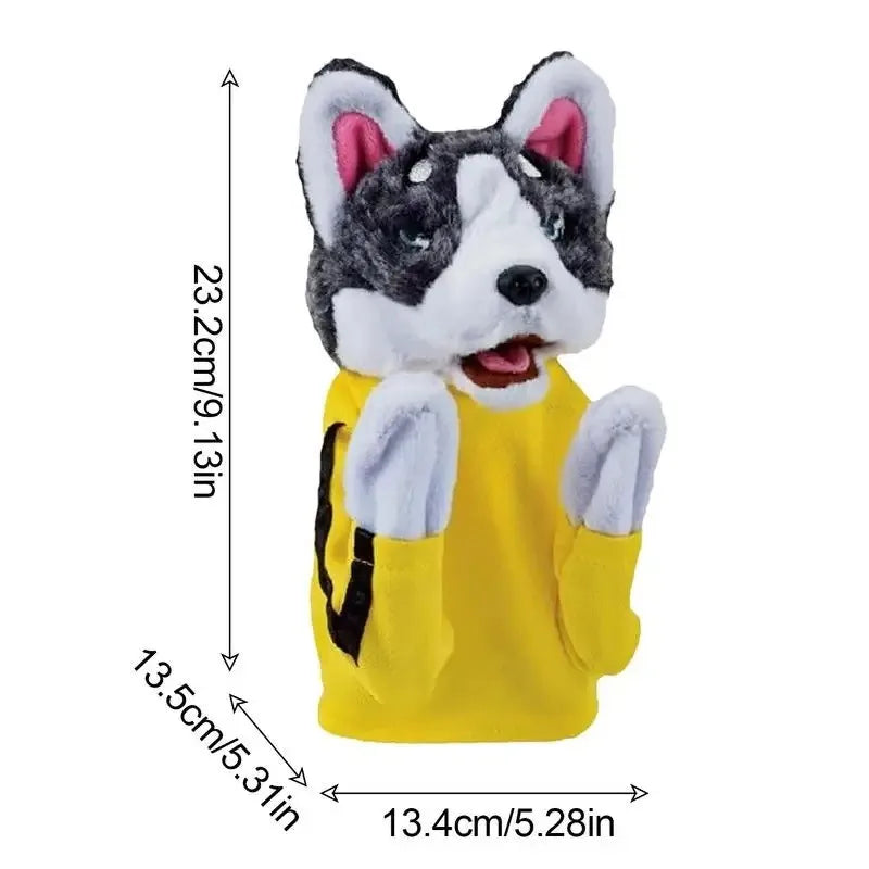 Heavyweight Husky Boxing Plush Hand Puppet