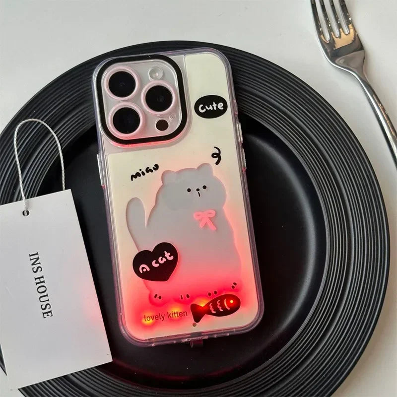 Glowing Puppy Light-Up iPhone Case - Image 1