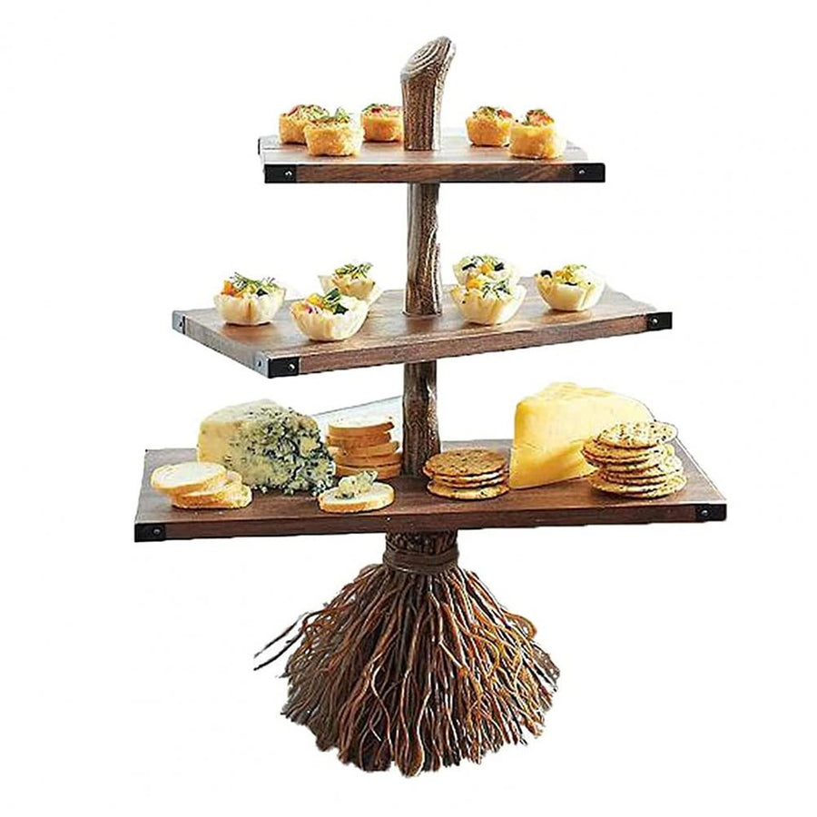 3-Tiered Witch Broom Shape Stand - Image 3