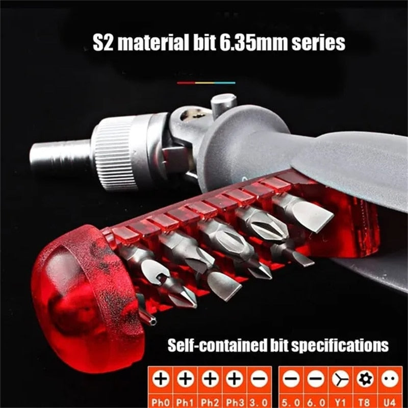Ratchet Master Multi-Angle Foldable Screwdriver Set - Image 5