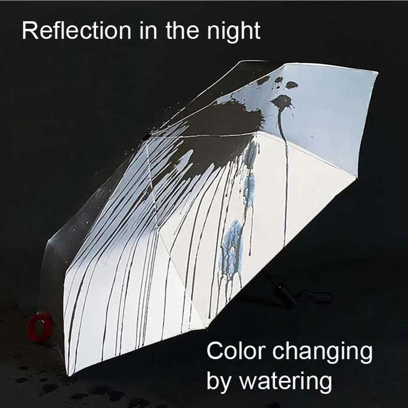 Rainbow Reflective Color-Changing Umbrella - Image 5