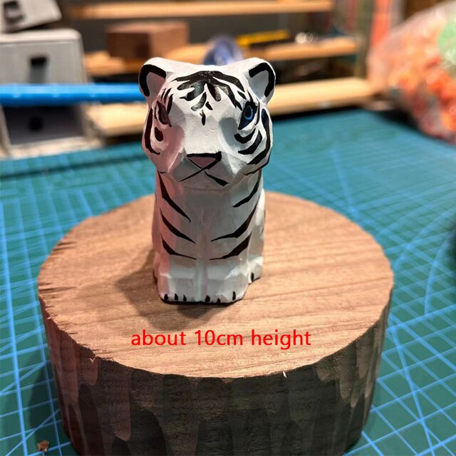Handmade Wooden Cute Pet Figurines - Image 4