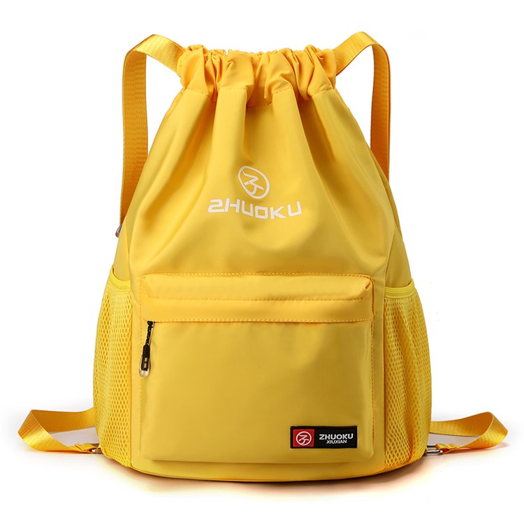 Ultra Soft Drawstring Foldable Backpack - Image 11