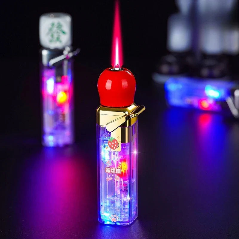 Rotating Dice Head LED Jet Flame Lighter - Image 10