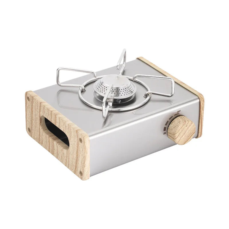 On-the-Go Cooking Stainless Steel Outdoor Camping Stove - Image 1