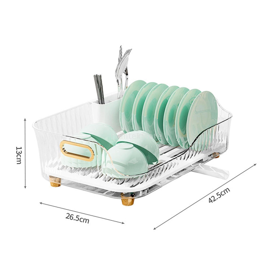 Kitchen Space Saving Dish Drainer Vegetable Basket - Image 3
