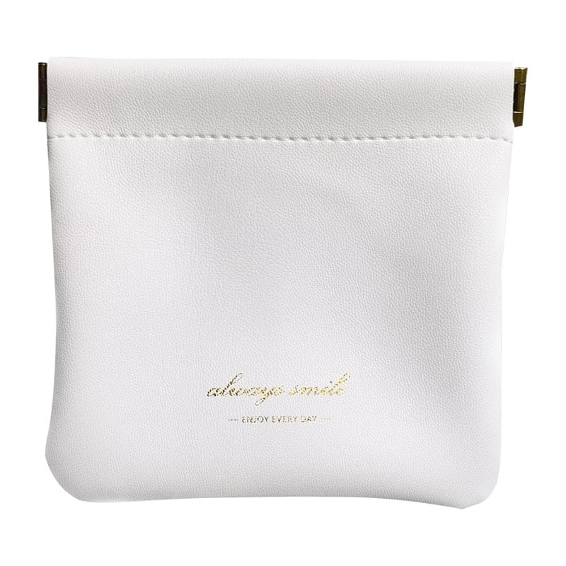 Waterproof Mini Leather Makeup Bag - Image 5