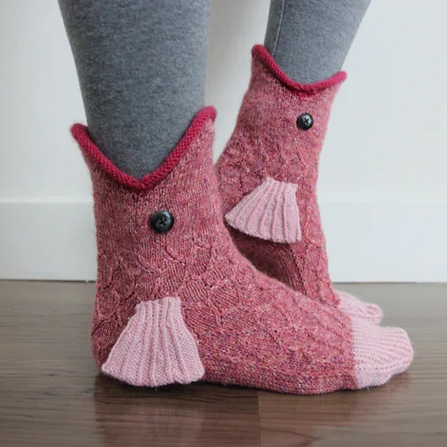 Crocodile Bite Knitted Socks - Image 9