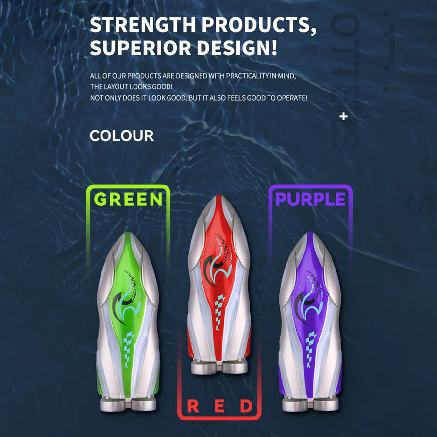 High-Speed LED Light Remote Mini Toy Boat - Image 2