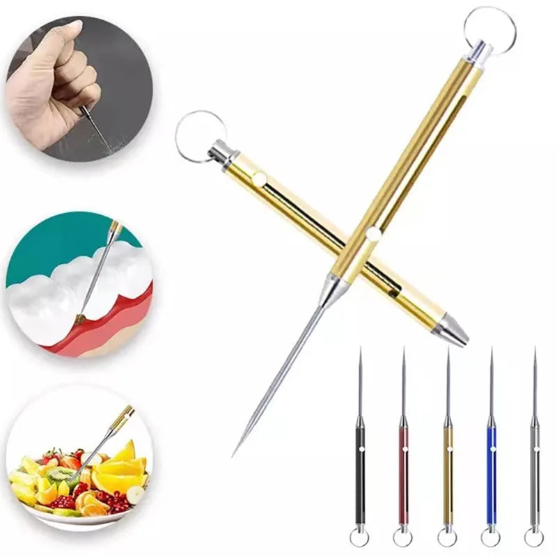 Titan Pick Telescopic Toothpick Keychain - Image 1