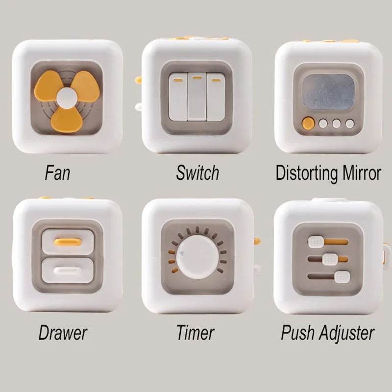6in1 Smart Kids Skill Learning Cube Toy - Image 1