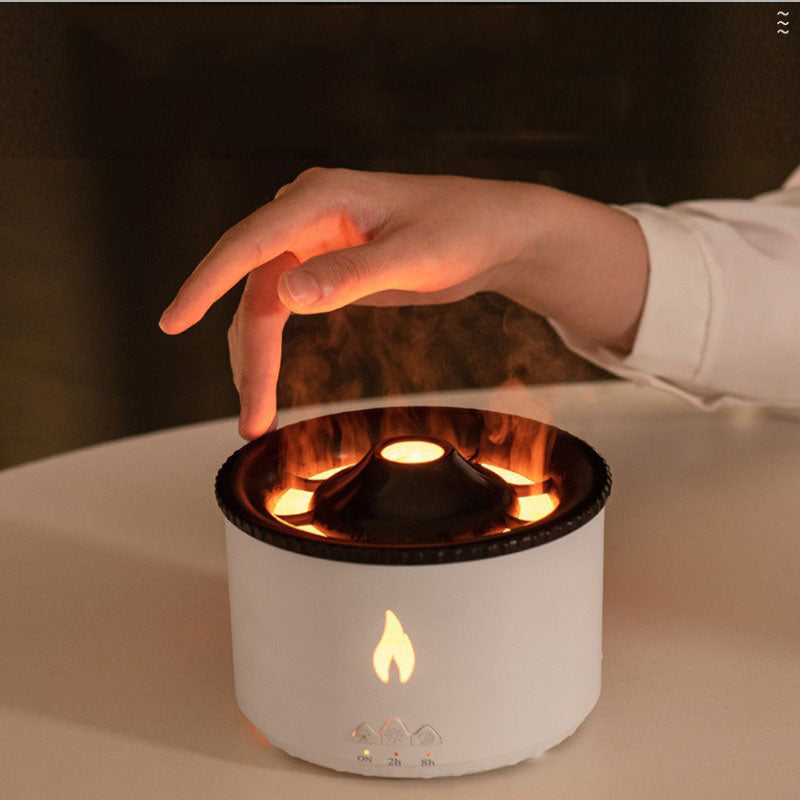 Volcanic Flame Air Humidifier Night Lamp - Image 3