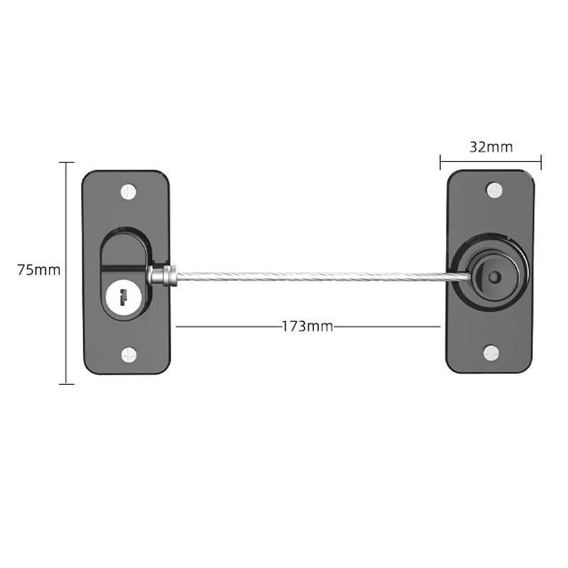 Home Window Door Password Protection Safety Lock - Image 5