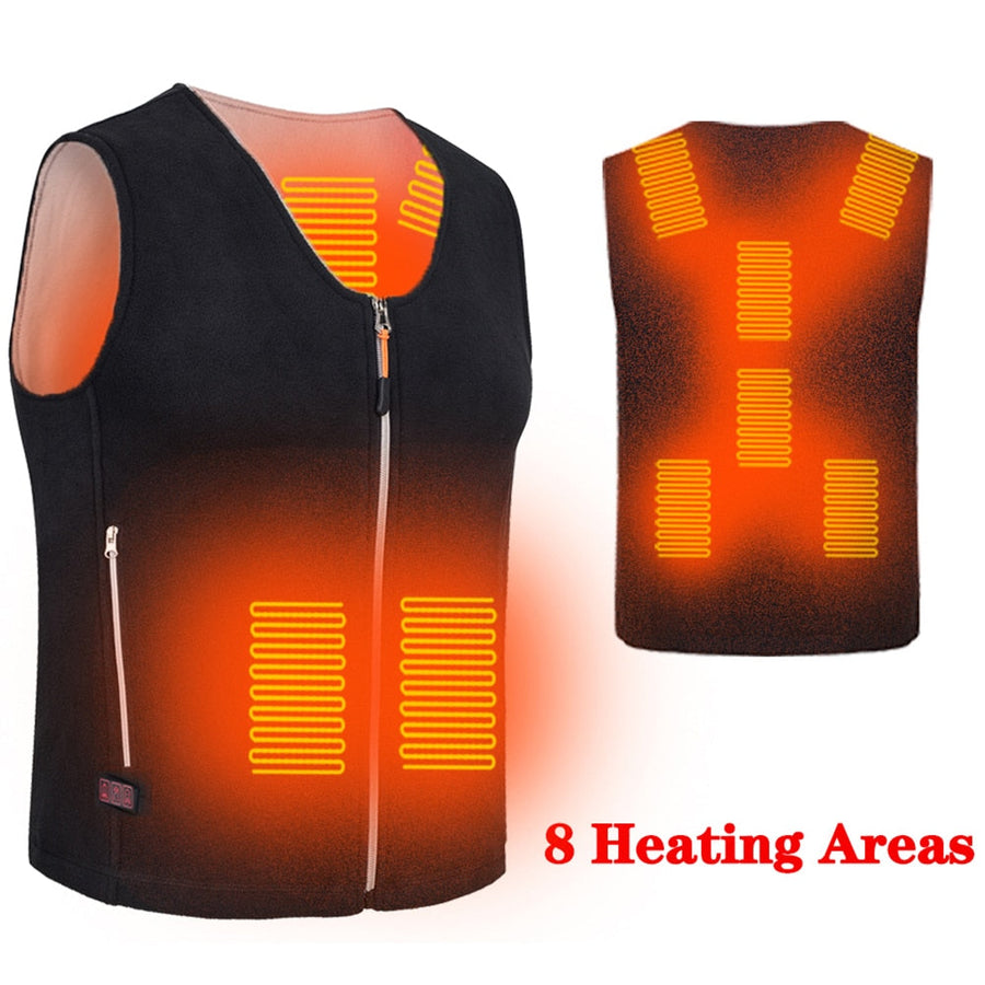Adjustable Winter Electric Heated Vest - Image 7