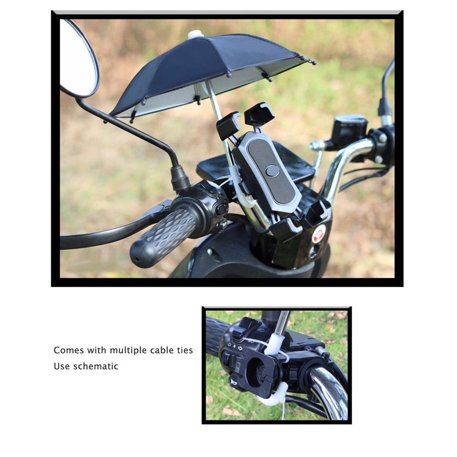 Mobile Phone Protector Mini Bike Umbrella - Image 2
