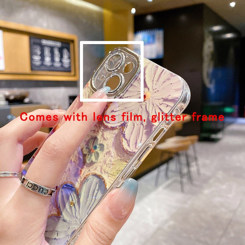 Flower Glow Soft Shockproof iPhone Case - Image 4
