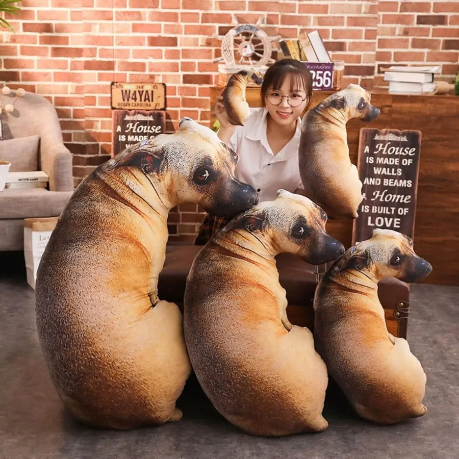 Realistic Dog Soft Dog Plush Pillows - Image 5