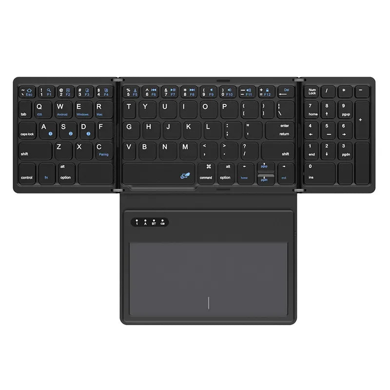 Foldable Mini Wireless Touchpad Keyboard - Image 2