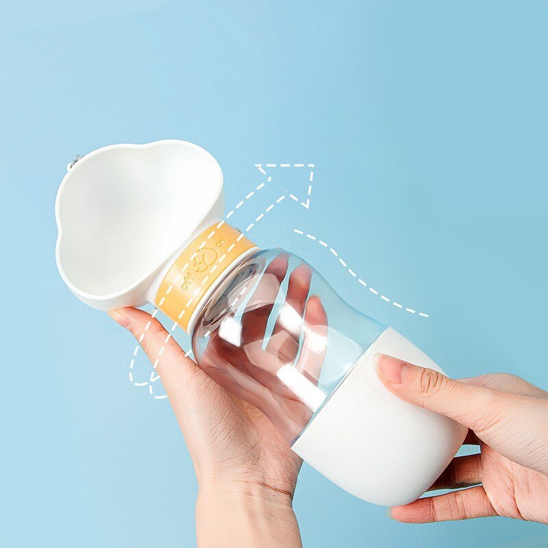 2in1 Smart Pet Portable Water Bottle Feeder - Image 4