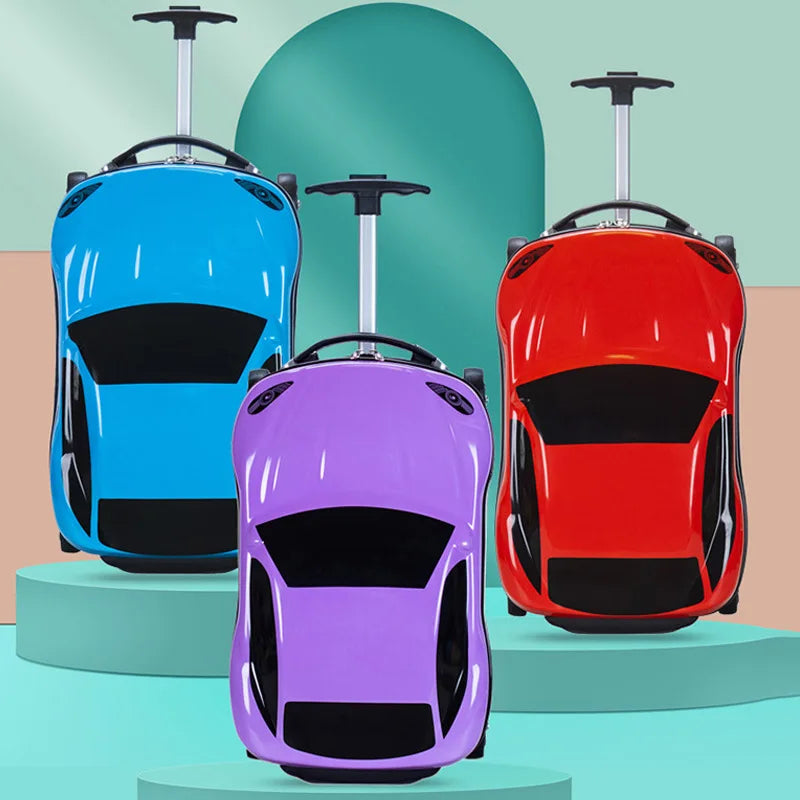 3D Car Mini Explorer Kids Luggage - Image 2