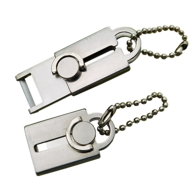 Stainless Steel Mini Vegetable Peeler Keychain - Image 2