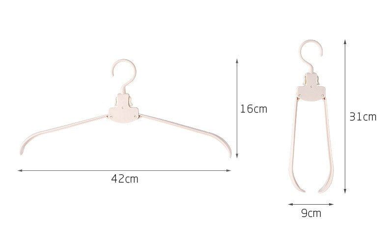 Easy Fold Wide Foldable Clothes Hanger - Image 7