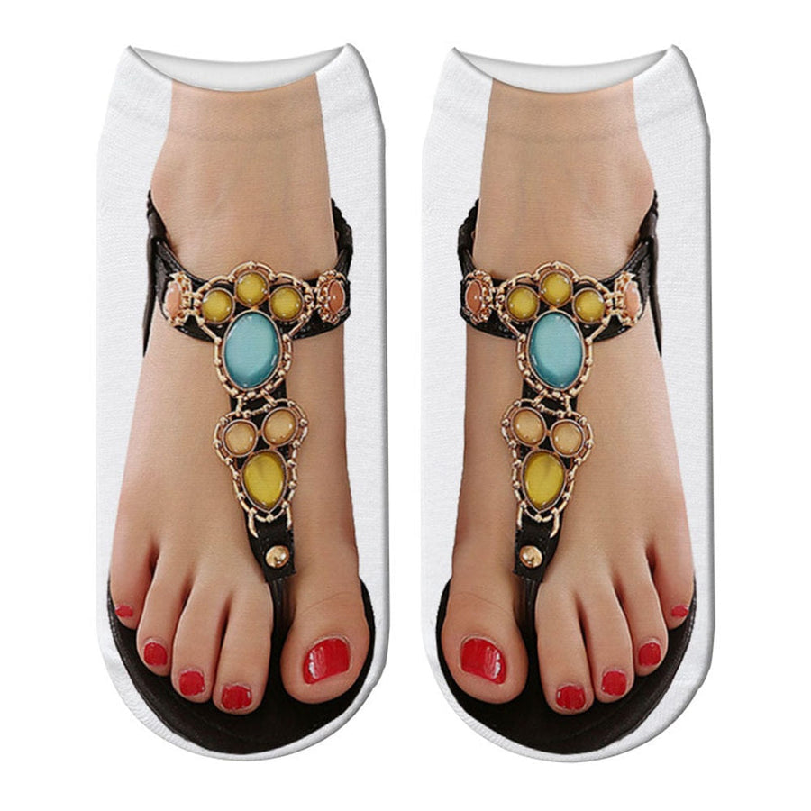 3D Printed Funny Creative Ankle Socks - Image 4