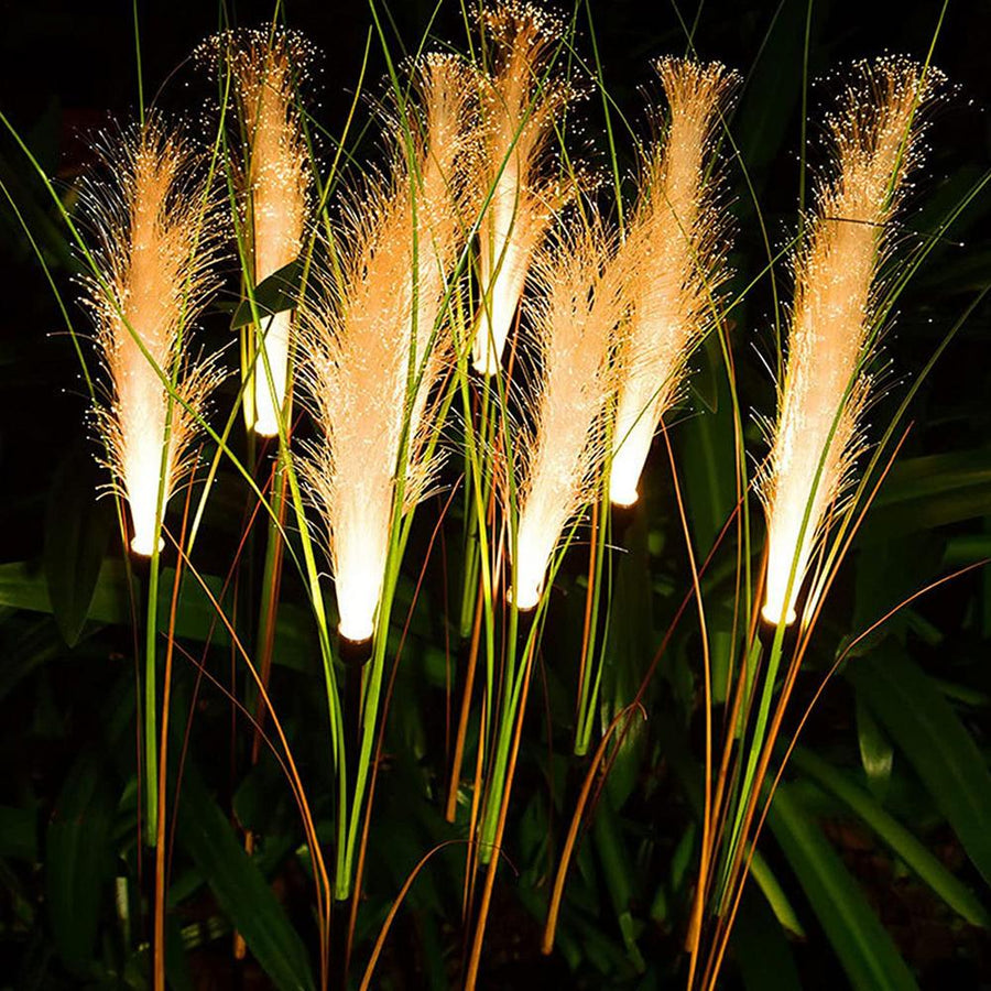 Solar Reed Waterproof Fiber Patio Lights - Image 5
