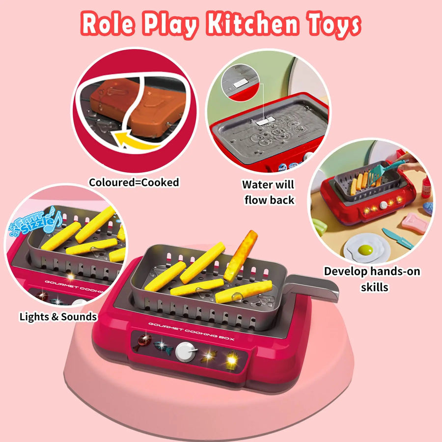 Kids Cooking Simulation Toy Set - Image 4