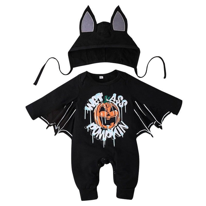 Baby Bat Halloween Onesie - Image 8