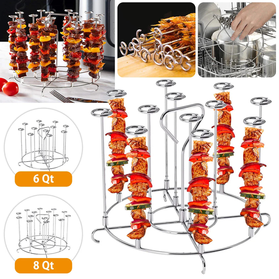 Air Fryer Vertical Kebab Maker Stand - Image 7