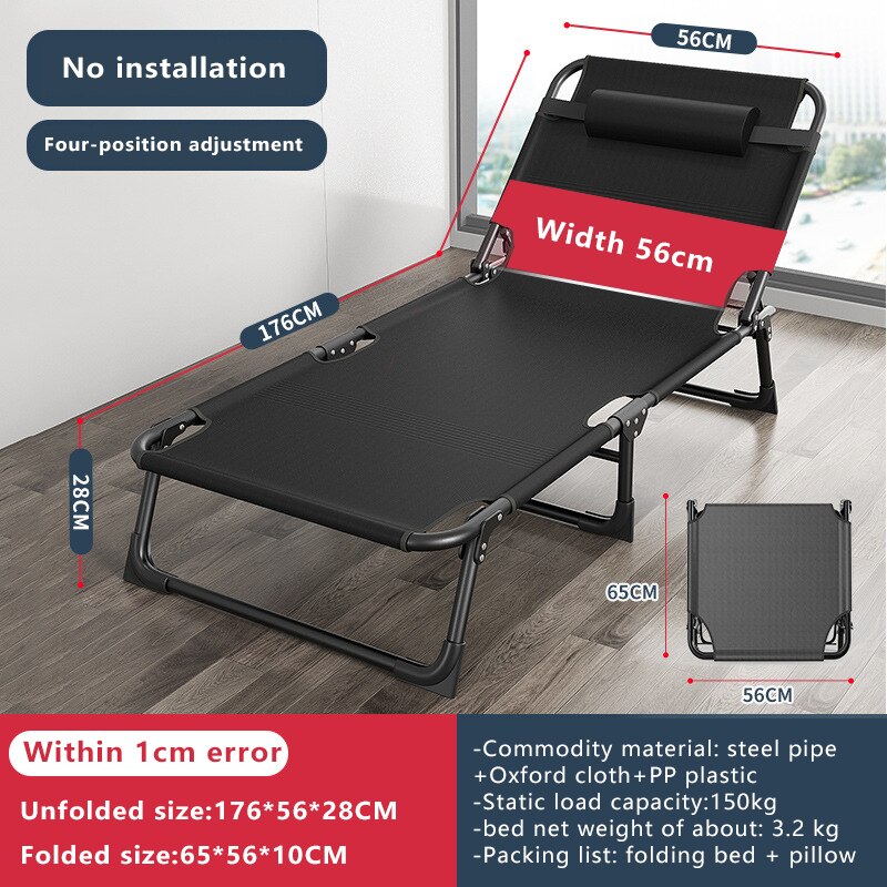Relax Anywhere Foldable Recliner Single Bed - Image 8