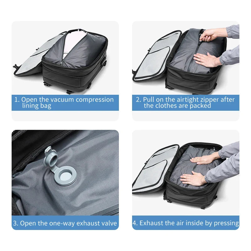 Ninja Trail Stealth Anti-Theft Travel Backpack - Image 2