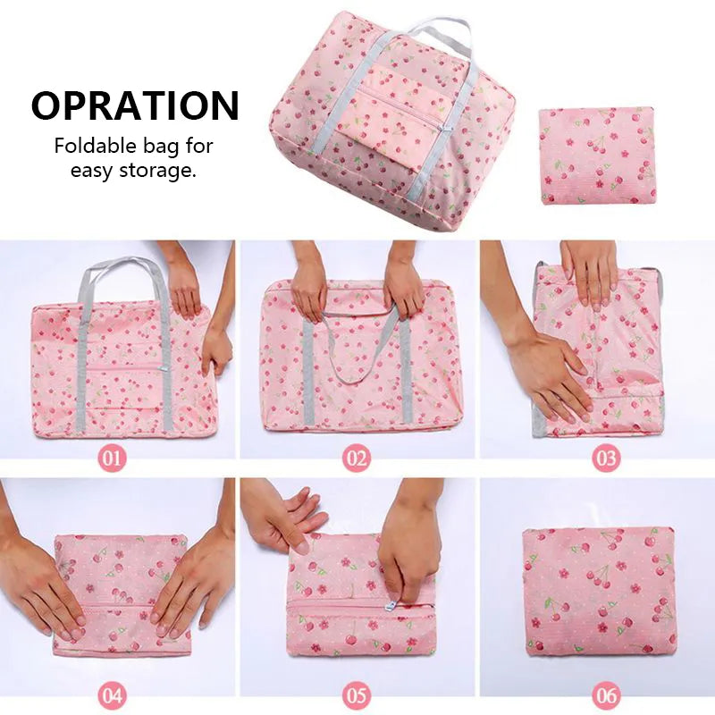 Waterproof Foldable Travel Luggage Organizer Storage Bag - Image 7