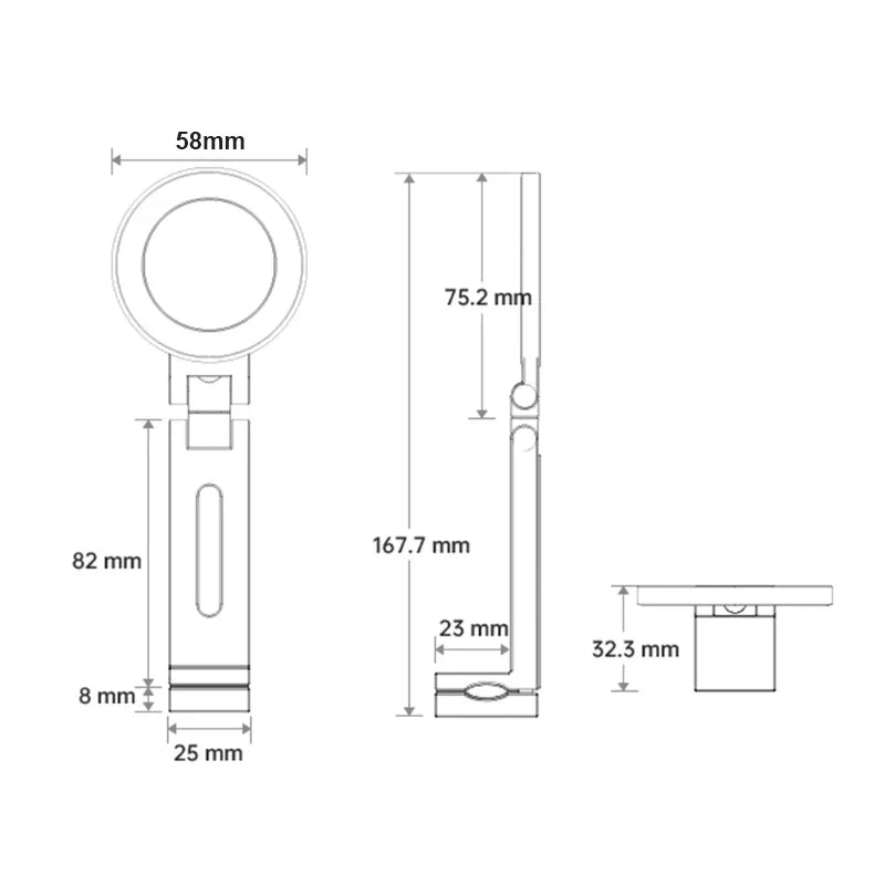 Hands-Free Magnetic Travel Phone Holder Bracket - Image 3