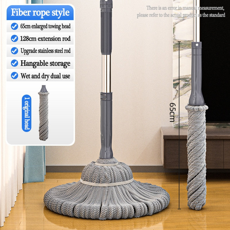 Multi Lazy Clean Self-Wring Mop - Image 5