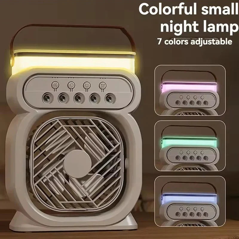3in1 Air Cooler LED Night Lamp Humidifier Fan - Image 3