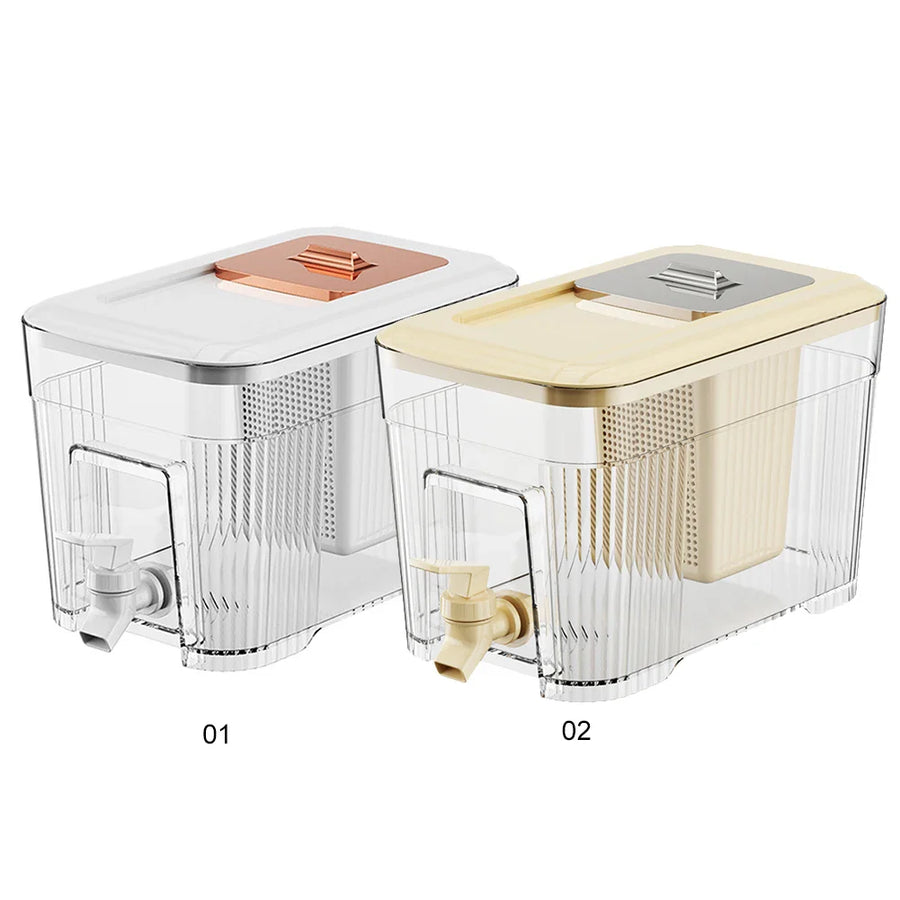 Built-in Spigot Portable Family-Sized Cold Beverage Dispenser - Image 4