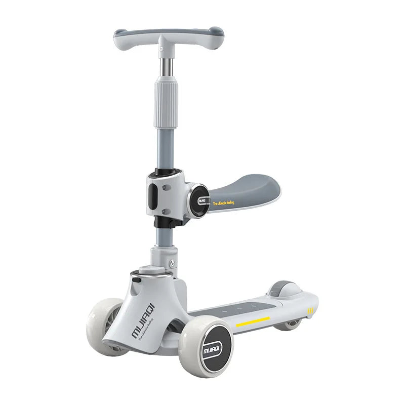 3in1 Foldable Musical Light-Up Kids Scooter - Image 3