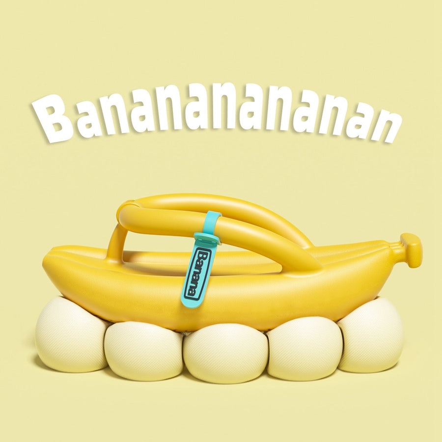Plush Banana Comfy EVA Flip Flops - Image 3