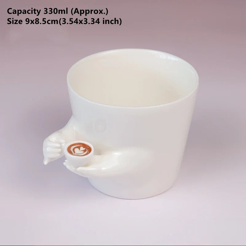 Cute Mug-in-Mug Korean Style Coffee Cup - Image 4