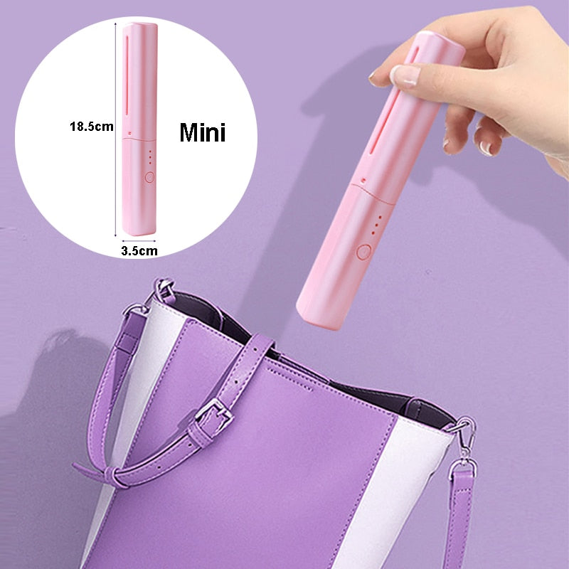 USB Powered Smart Heat Iron Comb Hair Straightener - Image 1